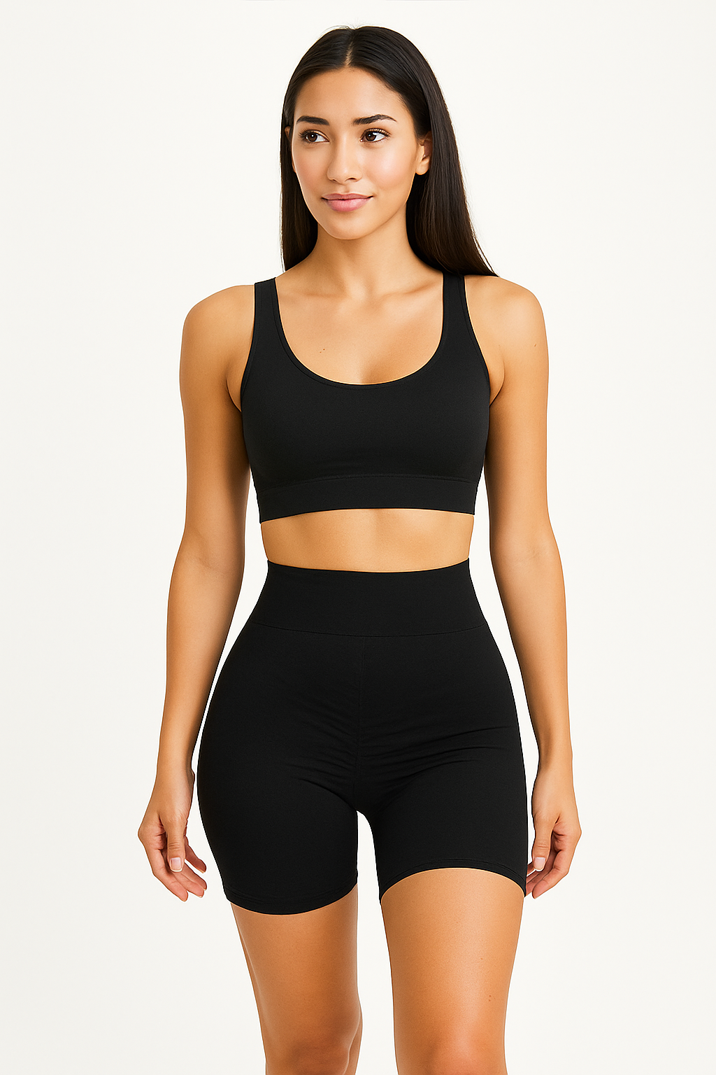 Pack Especial: 2 Fajas + 2 Shorts de Yoga en Color Negro – ¡Comodidad y Estilo para Tu Rutina!