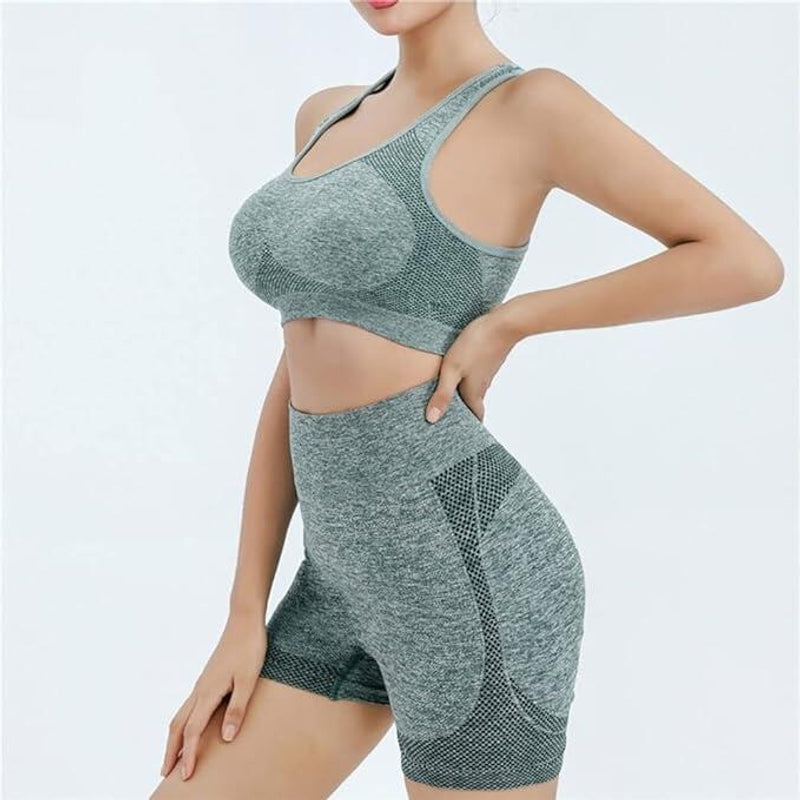 Conjunto asana look cinza