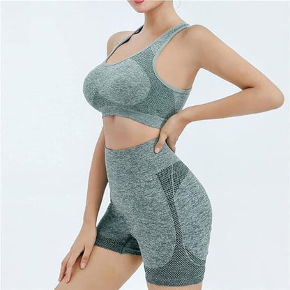 Conjunto asana look cinza
